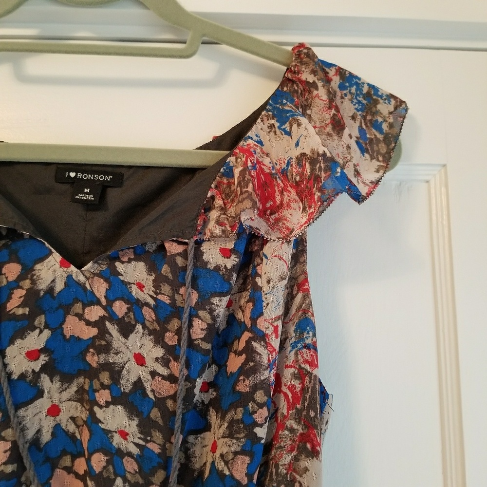 High Low Floral Maxi Dress