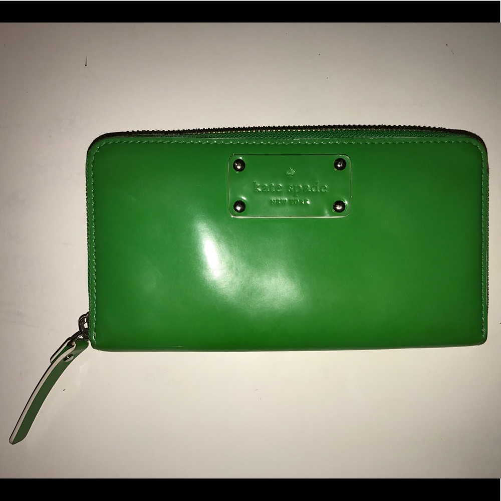 Green Kate Spade Wallet