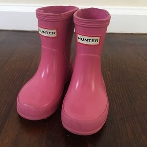 Hunter Pink Rain Boot Girl