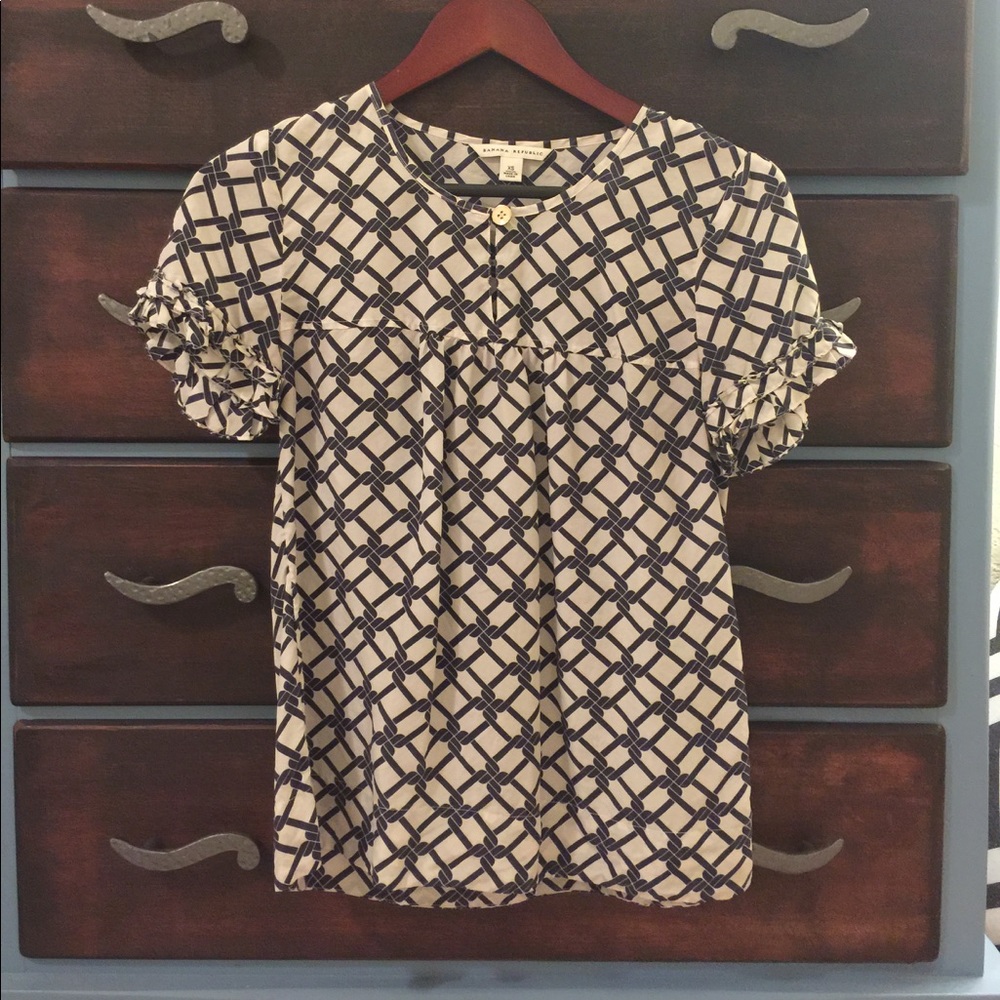 J. Crew silk blouse xs