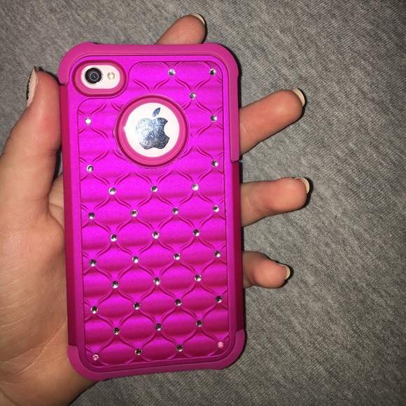 iPhone 4/4s Pink Case - Picture 1 of 4
