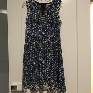 Multi colored White House Black Market Dress