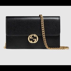 GUCCI ICON WALLET PURSE WITH CHAIN