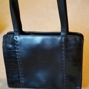 Liz Claiborne black leather purse