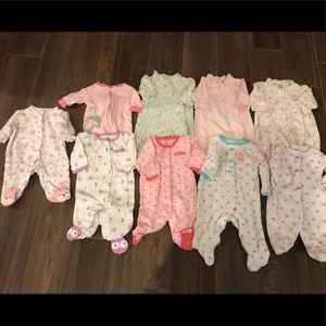 0-3months cotton pajamas