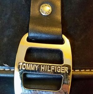 Tommy Hilfiger Black purse suede
