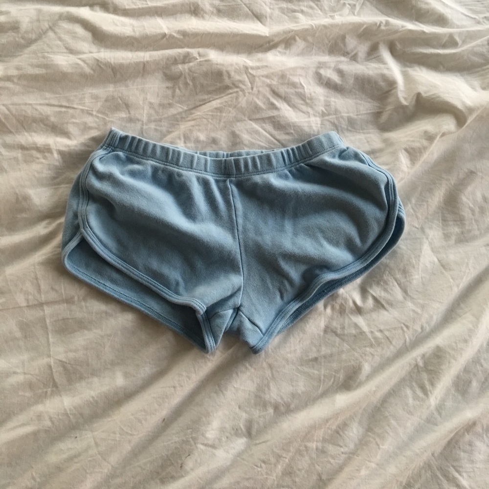 Baby blue shorts