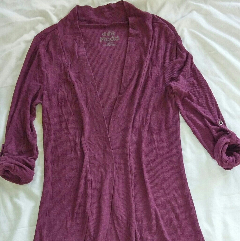 Mudd Purple Cardigan