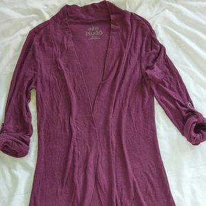 Mudd Purple Cardigan