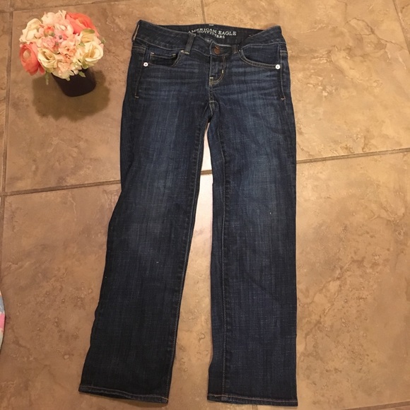 American eagle stretch artist crop capris size 0 - Picture 2 of 8