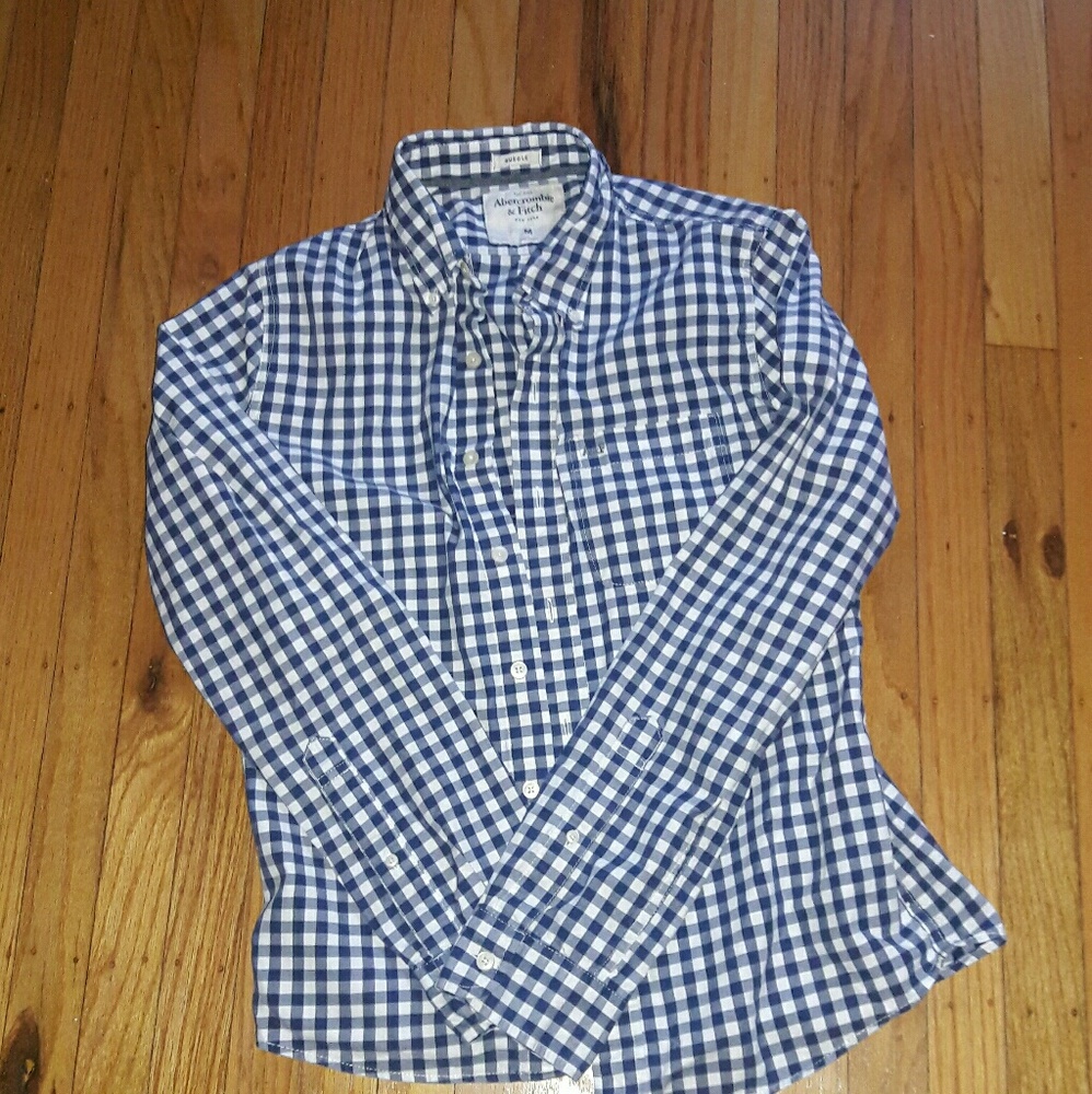 Abercrombie & Fitch plaid dress shirt