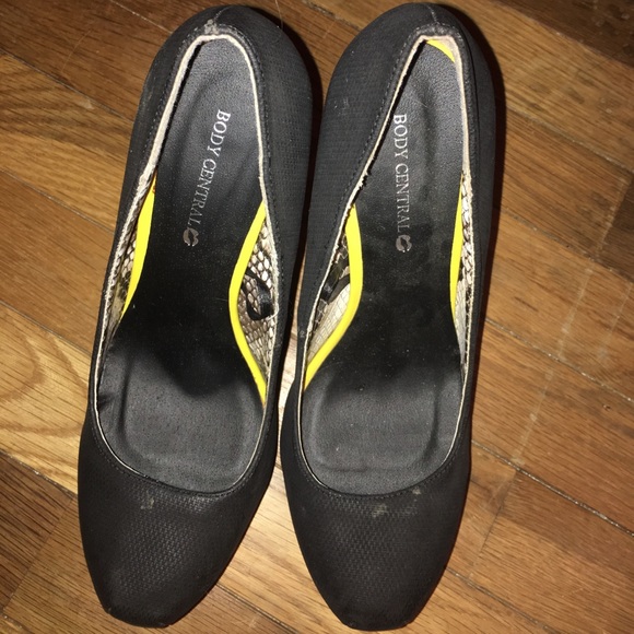 Black faux-leather high heels - Picture 2 of 2