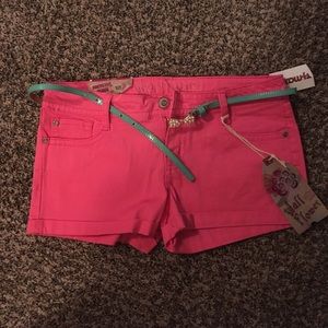 Pink shorts