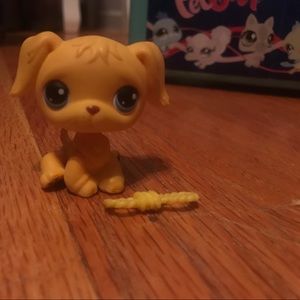RARE LPS Golden Retriever Figure