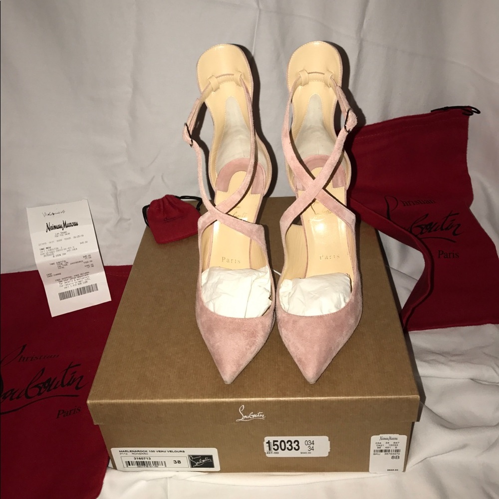 Christian Louboutin "Marlenarock" W/ RECEIPT 7.5 - Picture 3 of 8