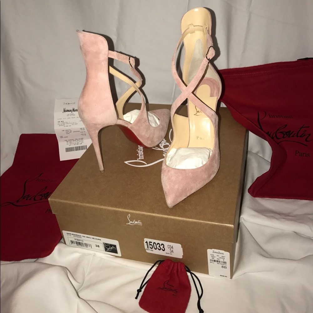 Christian Louboutin "Marlenarock" W/ RECEIPT 7.5 - Picture 5 of 8