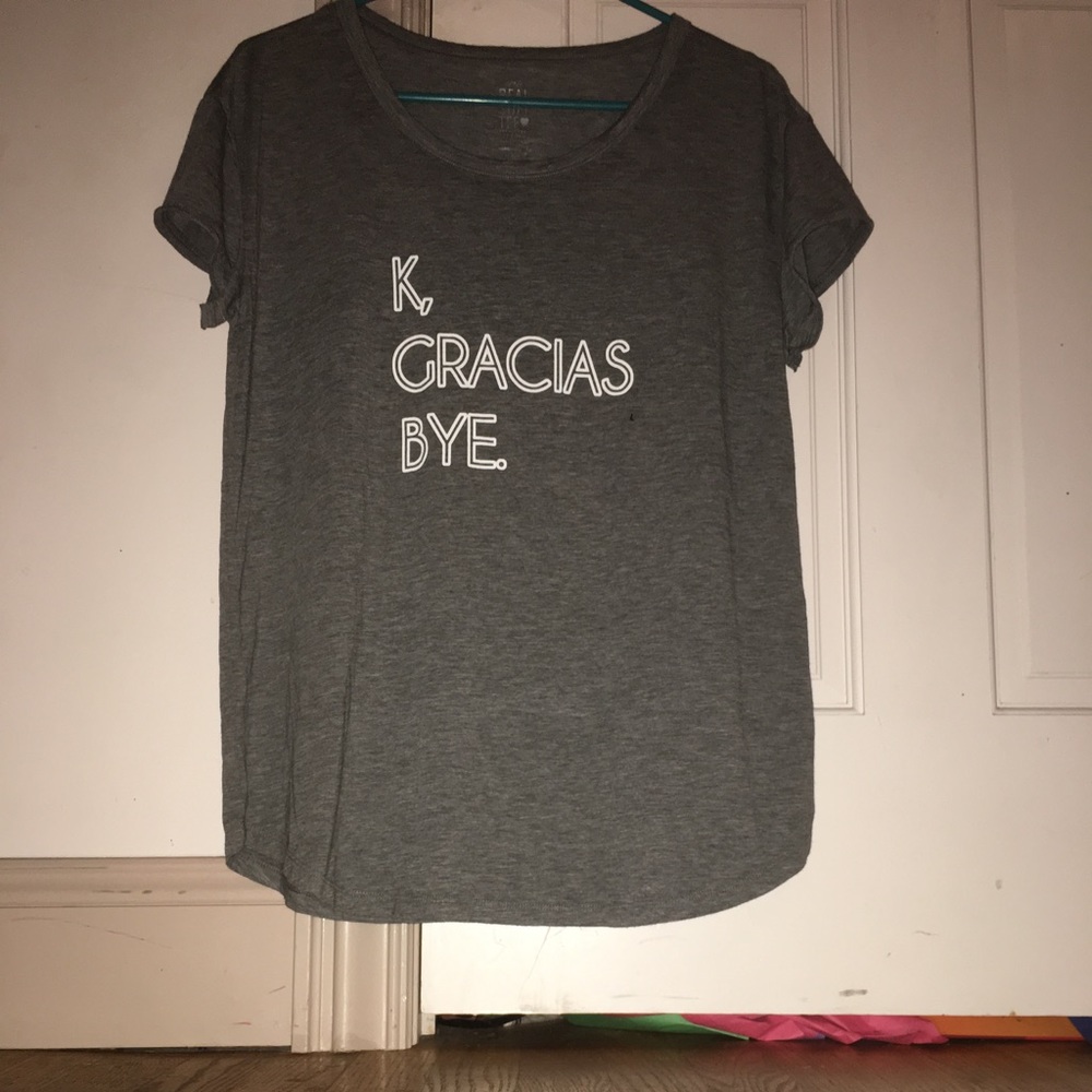 Aerie Gray graphic tee
