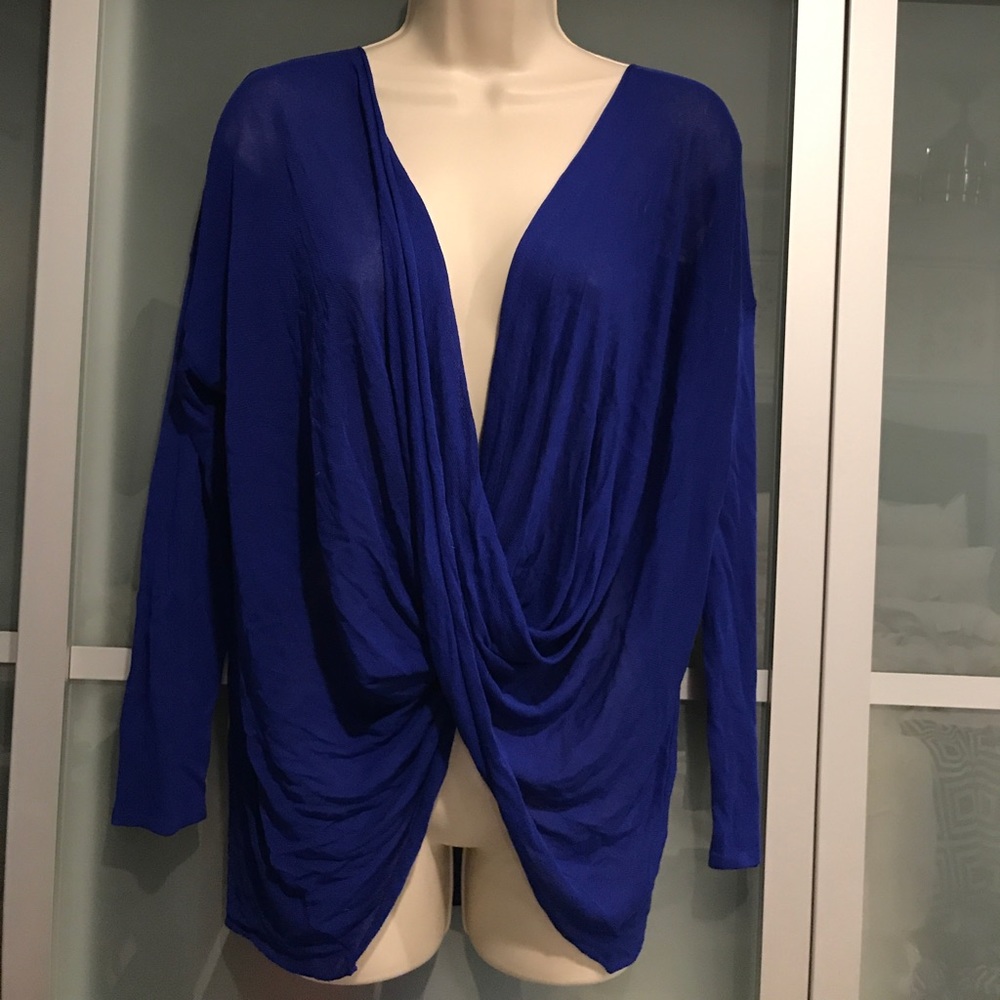 Cobalt Blue long sleeve top