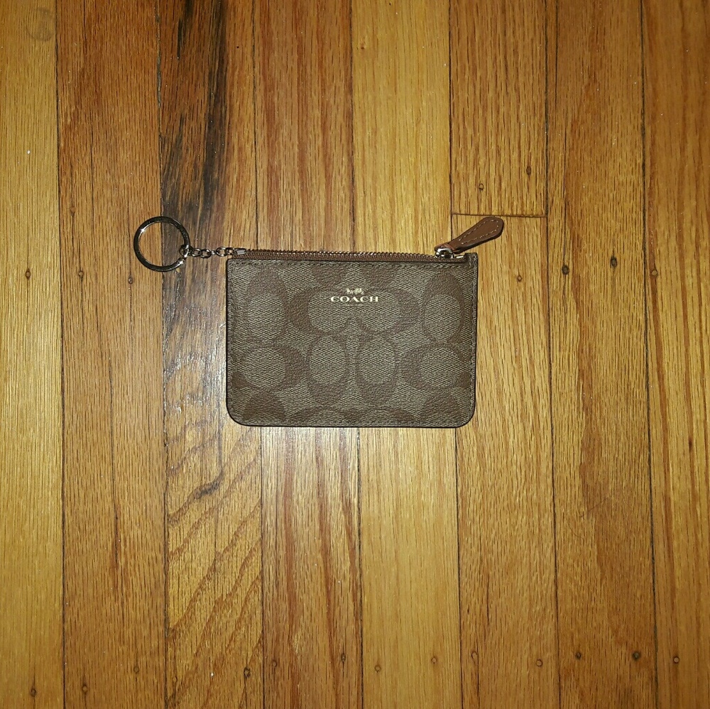 Authentic Coach (#F63923) coin purse/key fob