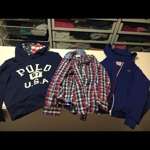 Boys Lacoste Polo Ralph Lauren American hoodie 6