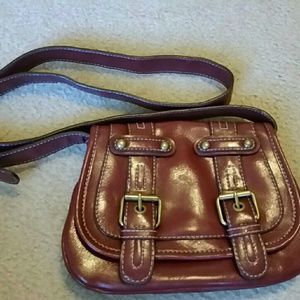 Nine West red leather purse