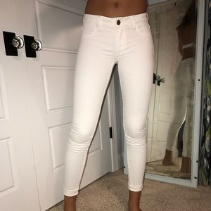 American eagle outfitters white jeggings 0 Regualr