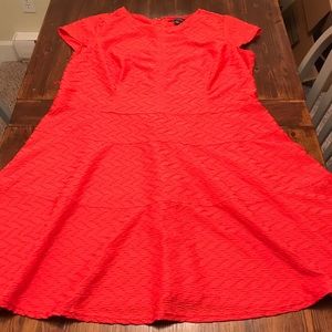 Cap sleeve swing dress