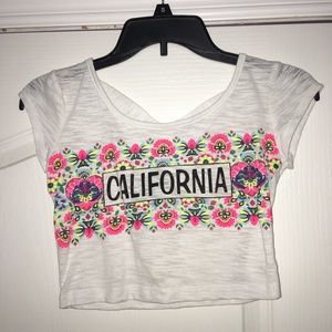 White California crop top