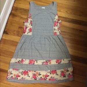 Floral blocked dress!