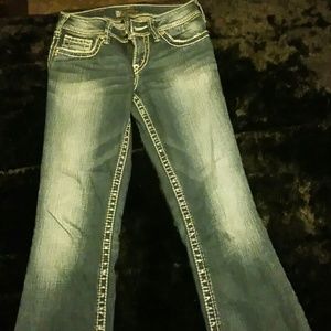 Silver med wash jeans