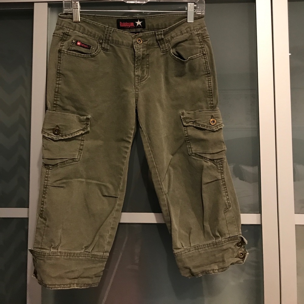 Army Green cargo shorts