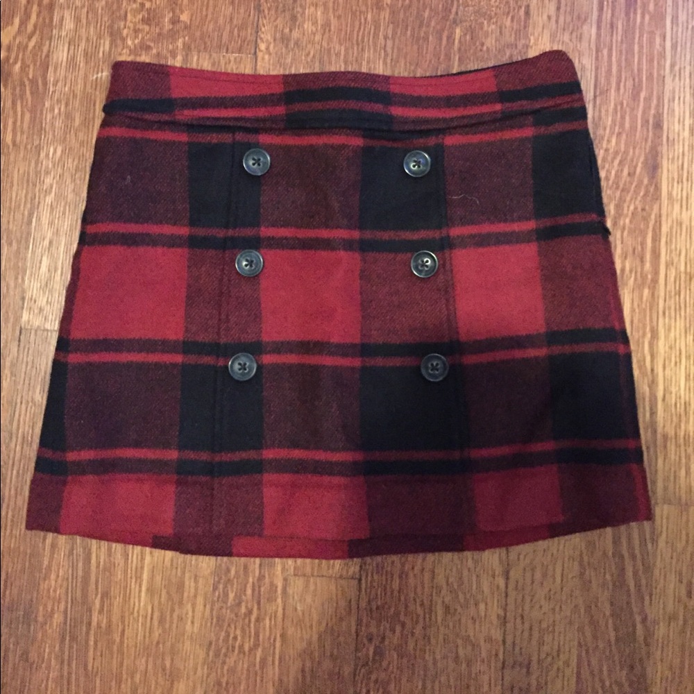 Classic plaid skirt