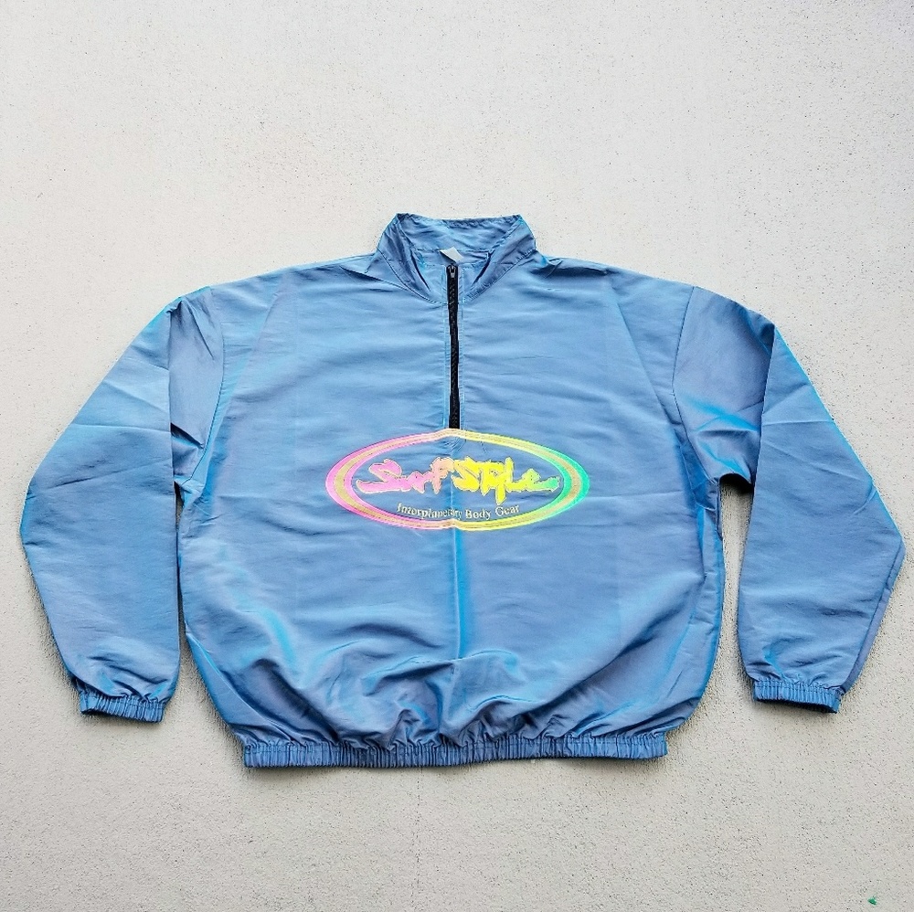 Sold*Surf Style quarter zip windbreaker!