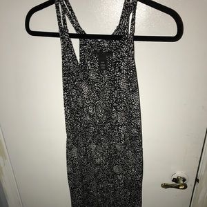 Black and white summer dress