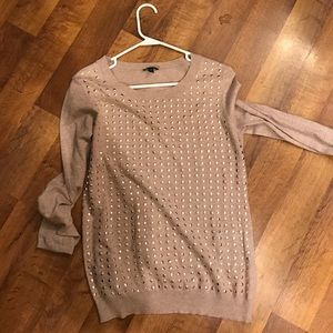 Studded express sweater