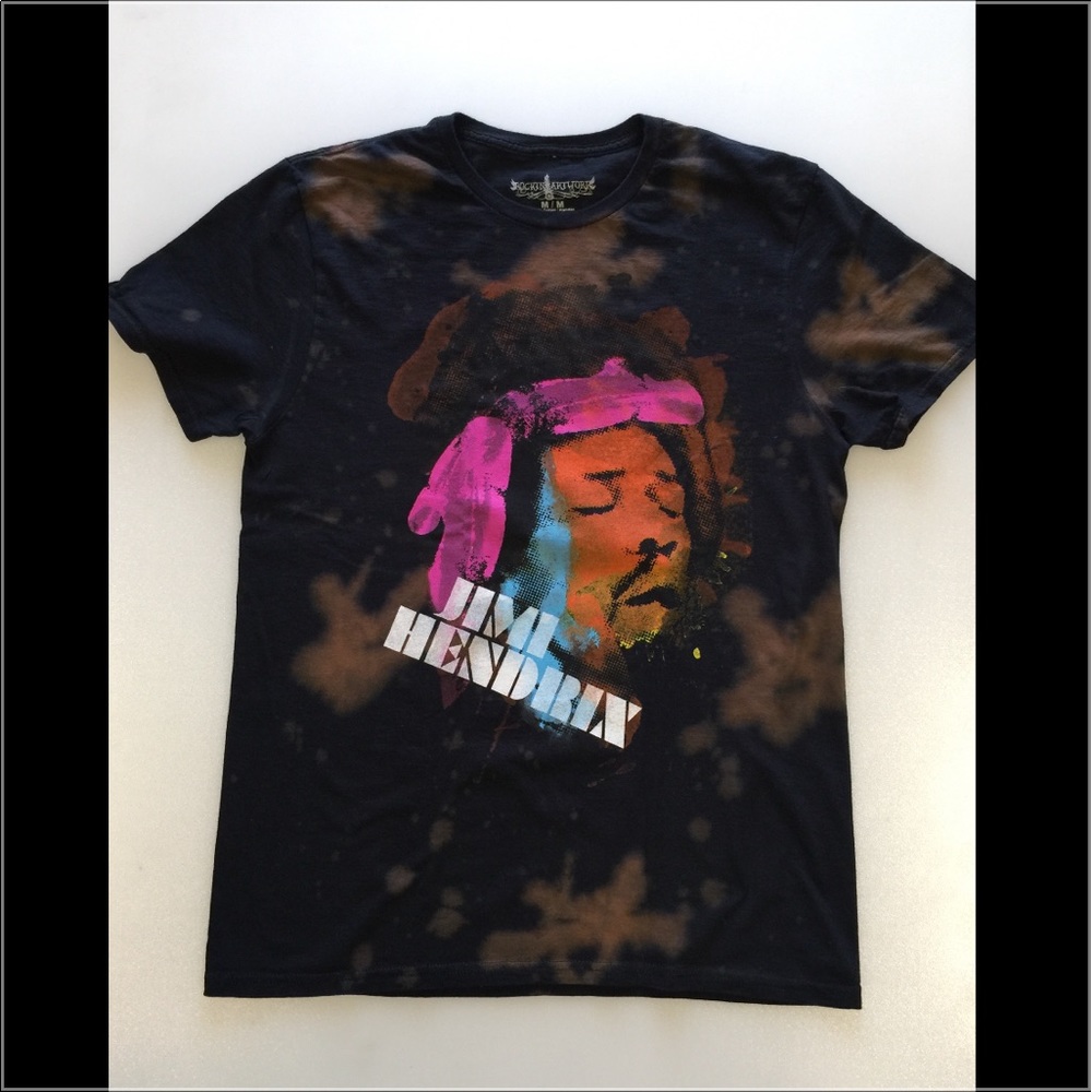 Jimi Hendrix tie dye tee