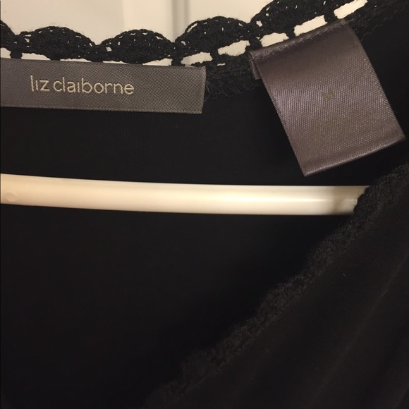 Liz Claiborne Stretchy Black Dress- Medium - Picture 5 of 11