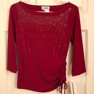 New with tags A. Byer 3/4 sleeved formal top