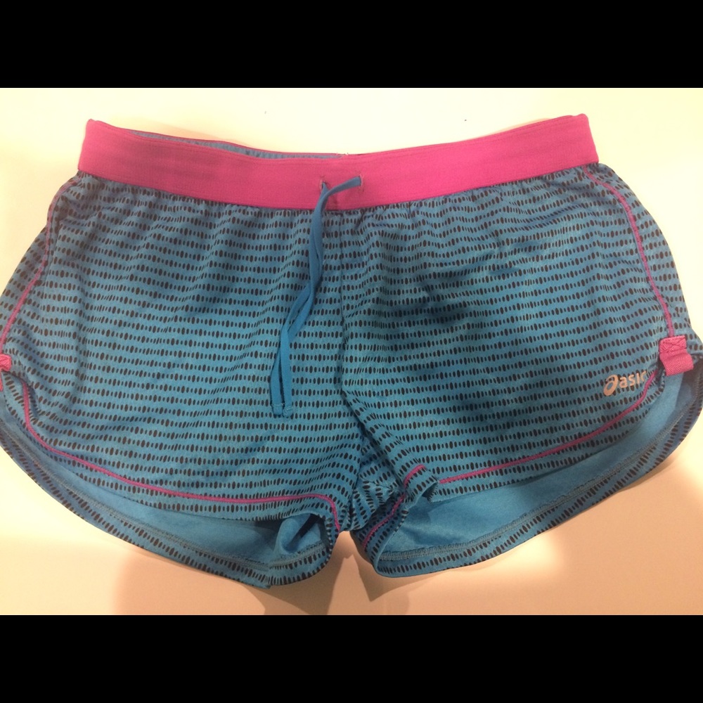 Asics blue athletic shorts!!