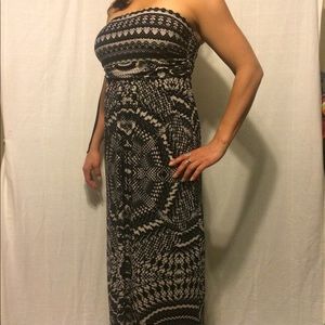 $10 Robbie Bee B/W geo print tube dress