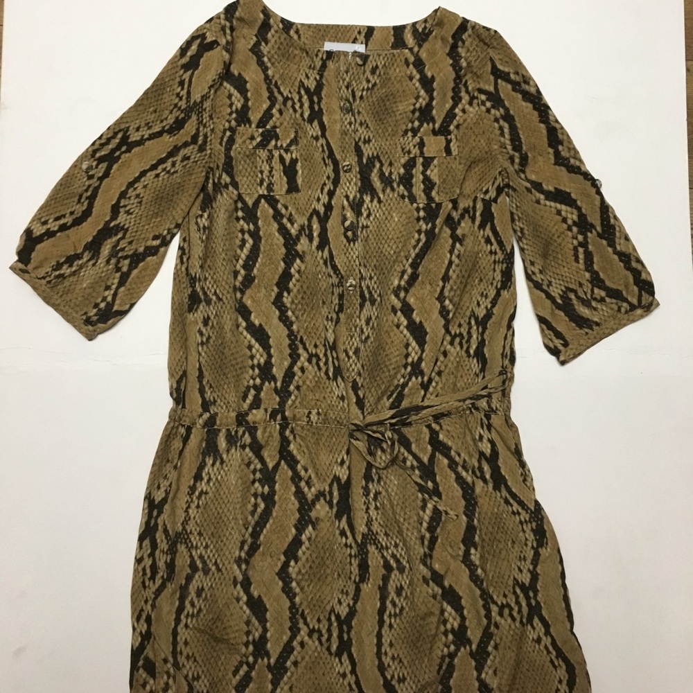 Snakeprint dress