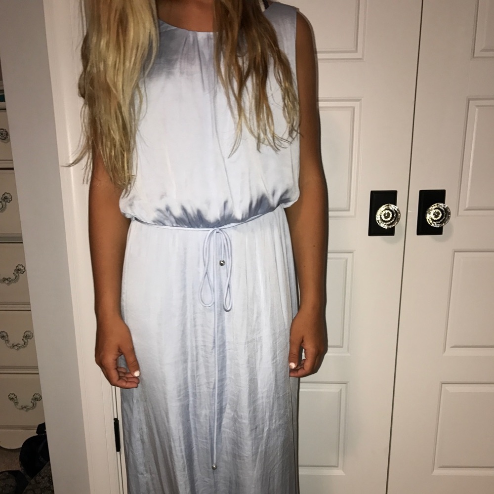 Brand new forever 21 silk blue dress w tags