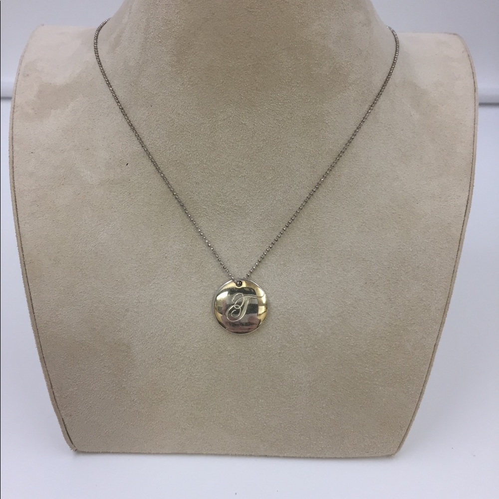 Tiffany & Co Alphabet Necklace "T"