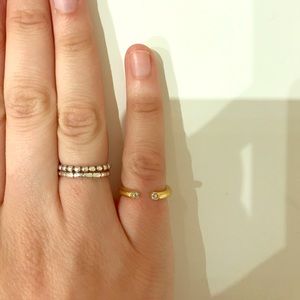 Elizabeth and James white Topaz ring