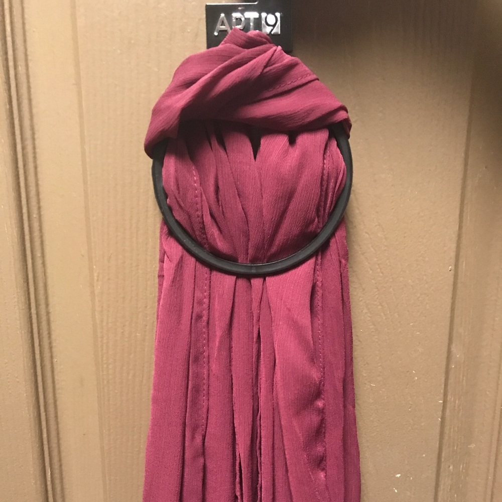 Burgundy Scarf
