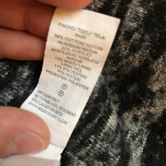 nwt - LUCKY BRAND wool poncho - Picture 7 of 7