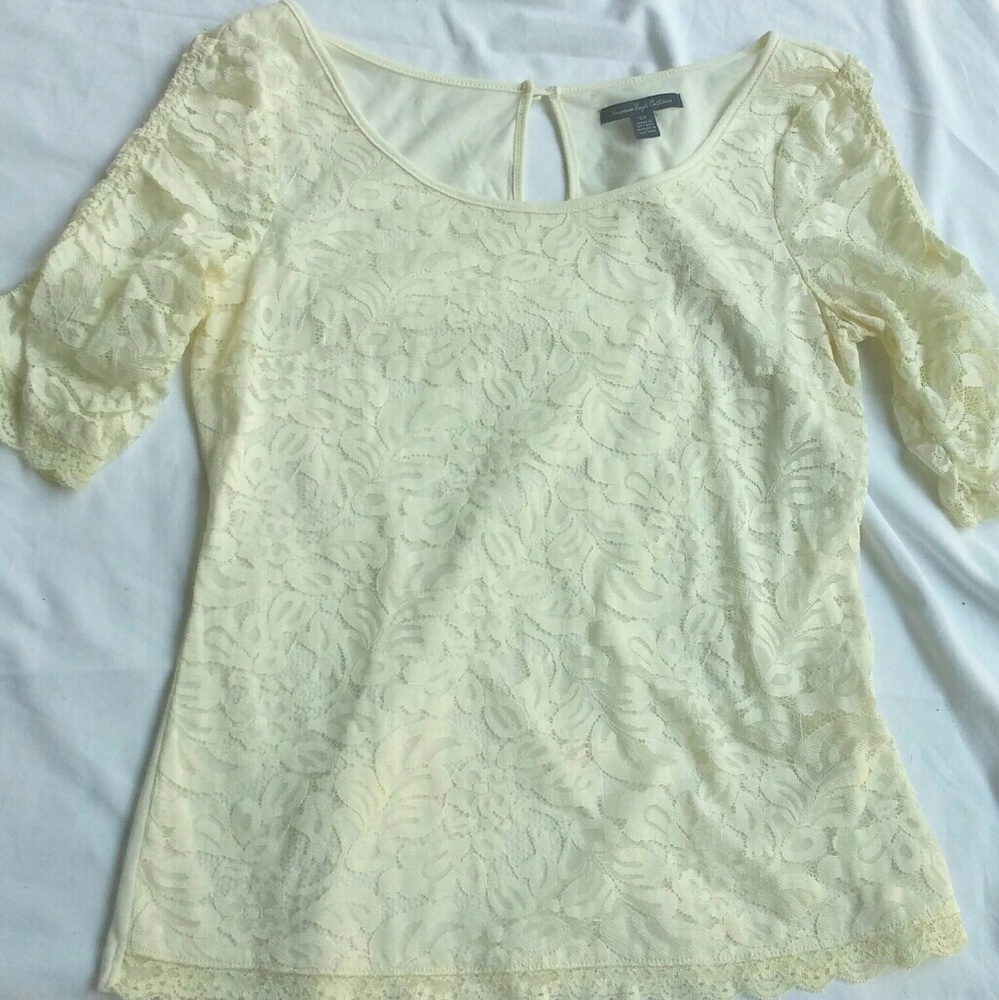 American Eagle Lace Top