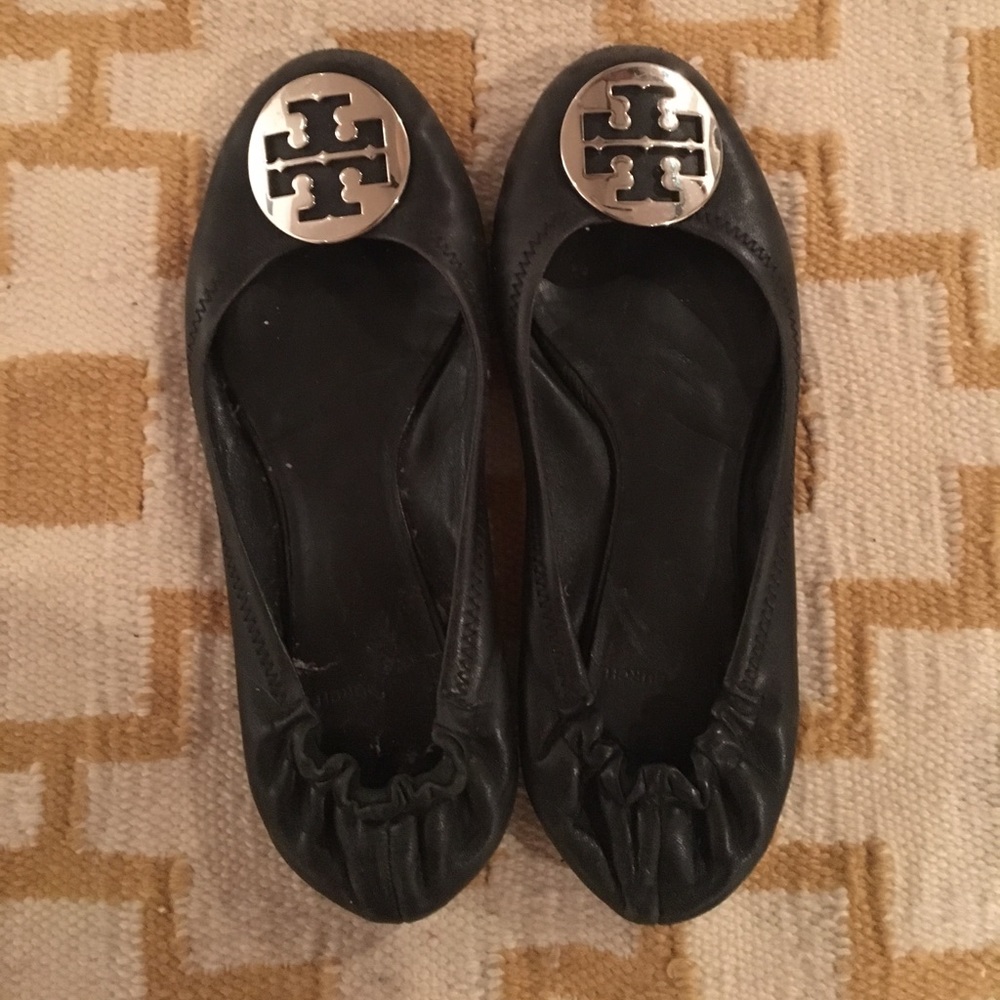 Tory Burch black flats size 9