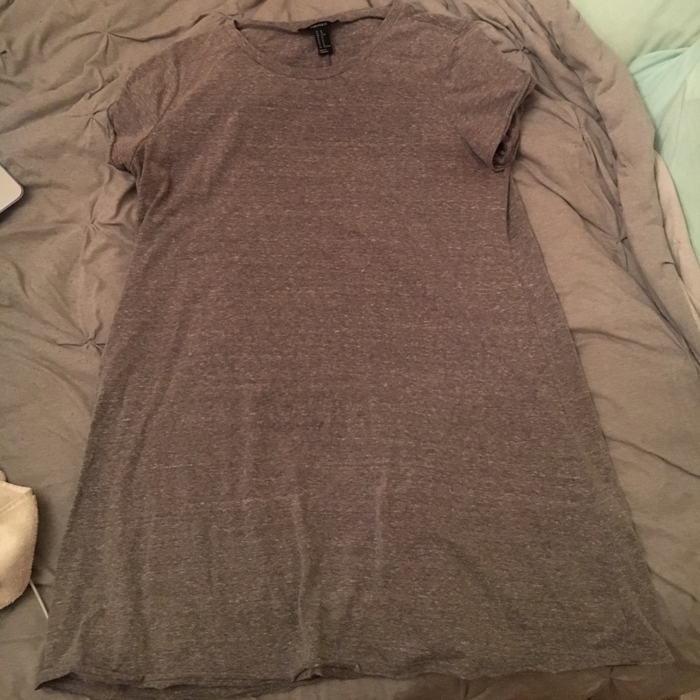 Grey tshirt dress
