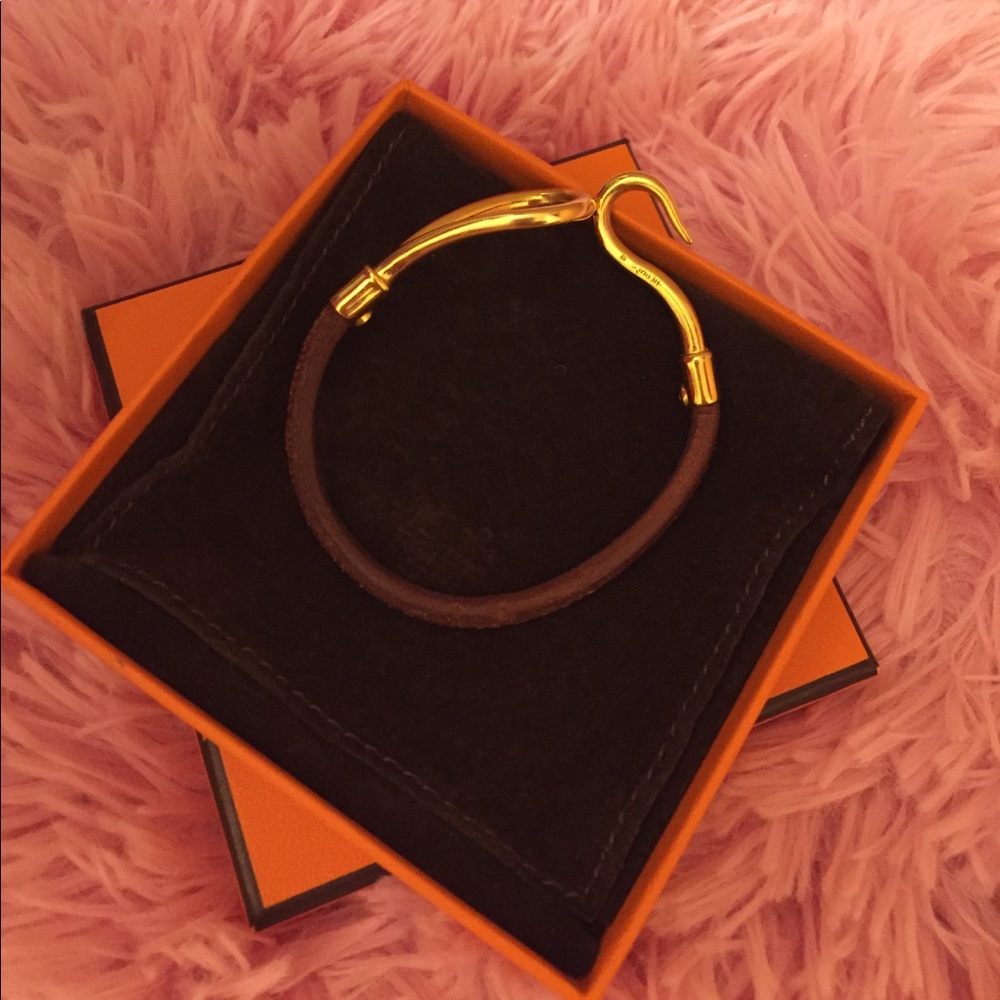 💯% Authentic Hermes Jumbo Hook Palladium HW